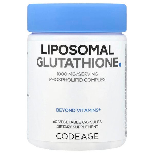 <img alt="Codeage, Liposomal Glutathione, 60 Vegetable Capsules (500 mg per Capsule)" title="Codeage, Liposomal Glutathione, 60 Vegetable Capsules (500 mg per Capsule),850026121599"