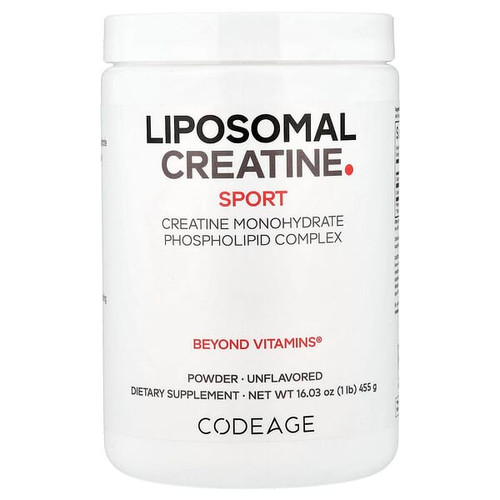<img alt="Codeage, Sport, Liposomal Creatine Powder, Unflavored, 1 lb (455 g)" title="Codeage, Sport, Liposomal Creatine Powder, Unflavored, 1 lb (455 g),850026121223"