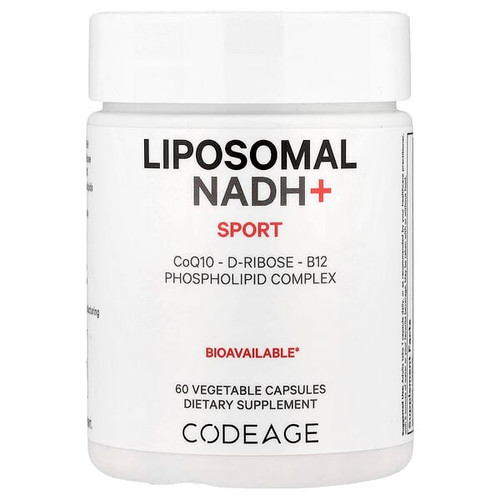 <img alt="Codeage, Sport, Liposomal NADH+, 60 Vegetable Capsules" title="Codeage, Sport, Liposomal NADH+, 60 Vegetable Capsules,850049609197"