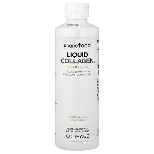 <img alt="Codeage, Nanofood, Liquid Collagen, French Vanilla, 15.22 fl oz (450 ml)" title="Codeage, Nanofood, Liquid Collagen, French Vanilla, 15.22 fl oz (450 ml),850026121612"