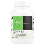 <img alt="DaVinci Laboratories, Vitamin K2 + Resveratrol, 60 Capsules" title="DaVinci Laboratories, Vitamin K2 + Resveratrol, 60 Capsules,026664013095"