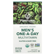 <img alt="PlantFusion, Organic Vegan Mens One-a-Day Multivitamin, 60 Vegan Tablets" title="PlantFusion, Organic Vegan Mens One-a-Day Multivitamin, 60 Vegan Tablets,840052400904"