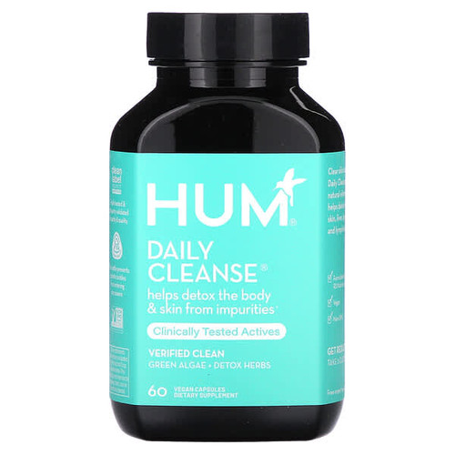 <img alt="HUM Nutrition, Daily Cleanse, 60 Vegan Capsules" title="HUM Nutrition, Daily Cleanse, 60 Vegan Capsules,855514005030"