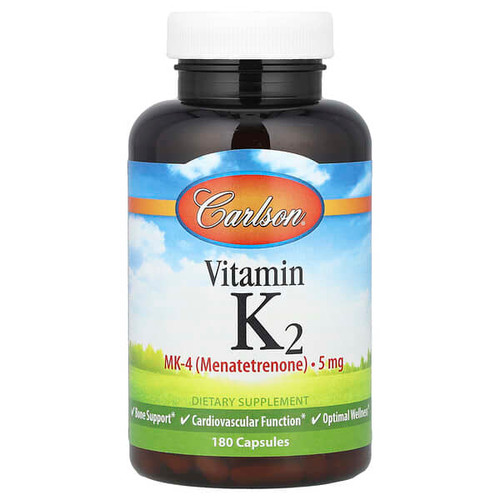 <img alt="Carlson, Vitamin K2, 5 mg, 180 Capsules" title="Carlson, Vitamin K2, 5 mg, 180 Capsules,088395010019"