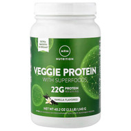 <img alt="MRM Nutrition, Veggie Protein with Superfoods, Vanilla, 2.5 lb (1,140 g)" title="MRM Nutrition, Veggie Protein with Superfoods, Vanilla, 2.5 lb (1,140 g),609492722379"