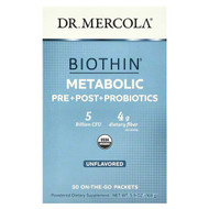 <img alt="Dr. Mercola, Biothin, Metabolic Pre+ Post + Probiotics, Unflavored, 5 Billion CFU, 30 On-The-Go Packets, 0.19 oz (5.6 g) Each" title="Dr. Mercola, Biothin, Metabolic Pre+ Post + Probiotics, Unflavored, 5 Billion CFU, 30 On-The-Go Packets, 0.19 oz (5.6 g) Each,810094213121"