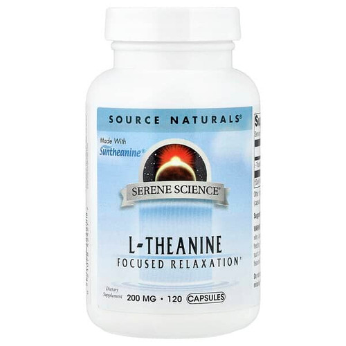 <img alt="Source Naturals, L-Theanine, 200 mg, 120 Capsules" title="Source Naturals, L-Theanine, 200 mg, 120 Capsules,021078424277"