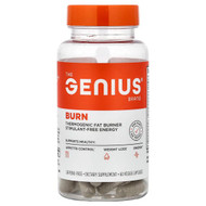 <img alt="The Genius Brand, Burn, Caffeine-Free, 60 Veggie Capsules" title="The Genius Brand, Burn, Caffeine-Free, 60 Veggie Capsules,860268000262"