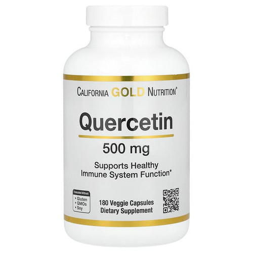 <img alt="California Gold Nutrition, Quercetin, 500 mg, 180 Veggie Capsules" title="California Gold Nutrition, Quercetin, 500 mg, 180 Veggie Capsules,898220018468"