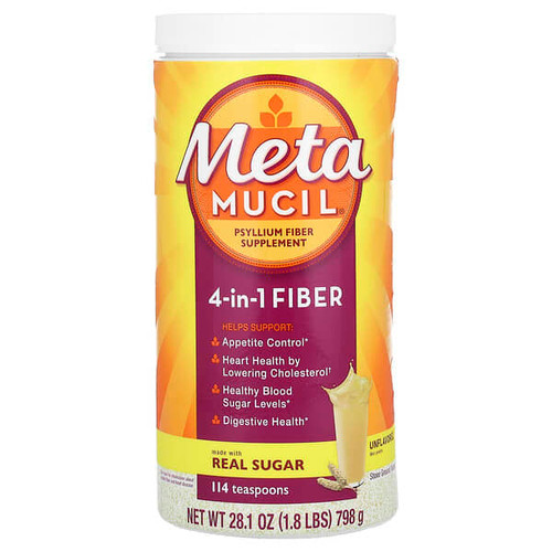 <img alt="Metamucil, 4-in-1 Fiber, Unflavored, 28.1 oz (798 g)" title="Metamucil, 4-in-1 Fiber, Unflavored, 28.1 oz (798 g),030772002773"