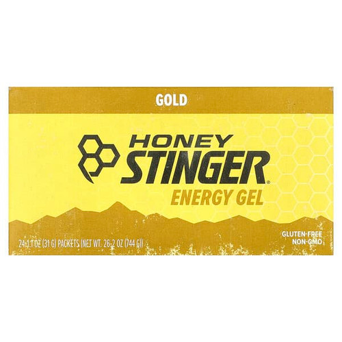 <img alt="Honey Stinger, Energy Gel, Gold, 24 Packets, 1.1 oz (31 g) Each" title="Honey Stinger, Energy Gel, Gold, 24 Packets, 1.1 oz (31 g) Each,810815020502"
