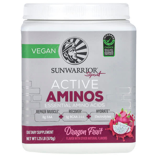 <img alt="Sunwarrior, Sport, Active Aminos, Dragon Fruit, 1.25 lbs (570 g)" title="Sunwarrior, Sport, Active Aminos, Dragon Fruit, 1.25 lbs (570 g),810100920159"