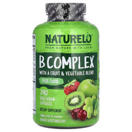 <img alt="NATURELO, B Complex with a Fruit & Vegetable Blend, Plus CoQ10, 240 Vegetarian Capsules" title="NATURELO, B Complex with a Fruit & Vegetable Blend, Plus CoQ10, 240 Vegetarian Capsules,628110628978"