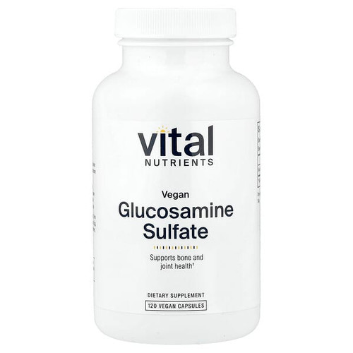 <img alt="Vital Nutrients, Vegan Glucosamine Sulfate, 120 Vegan Capsules (750 mg per Capsule)" title="Vital Nutrients, Vegan Glucosamine Sulfate, 120 Vegan Capsules (750 mg per Capsule),693465422113"