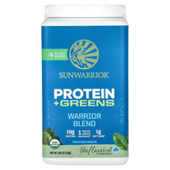 <img alt="Sunwarrior, Warrior Blend, Protein + Greens, Unflavored, 1.65 lb (750 g)" title="Sunwarrior, Warrior Blend, Protein + Greens, Unflavored, 1.65 lb (750 g),810100920586"