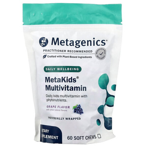 <img alt="Metagenics, MetaKids Multivitamin, Grape, 60 Soft Chews" title="Metagenics, MetaKids Multivitamin, Grape, 60 Soft Chews,755571949448"