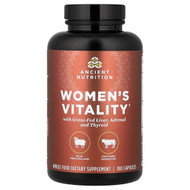 <img alt="Ancient Nutrition, Womens Vitality, 180 Capsules" title="Ancient Nutrition, Womens Vitality, 180 Capsules,816401026330"
