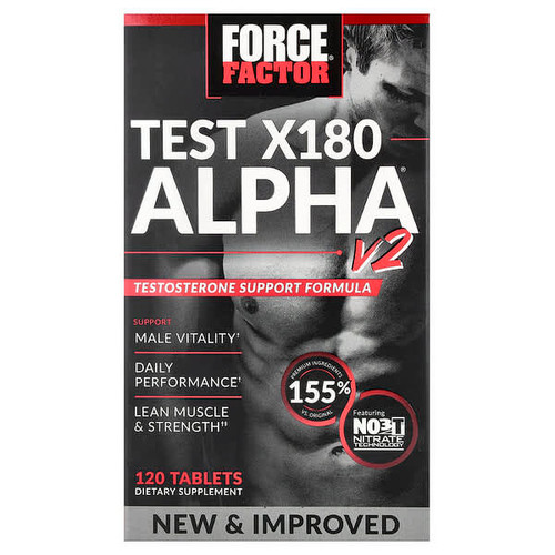 <img alt="Force Factor, Test X180 Alpha V2, 120 Tablets" title="Force Factor, Test X180 Alpha V2, 120 Tablets,810126660190"