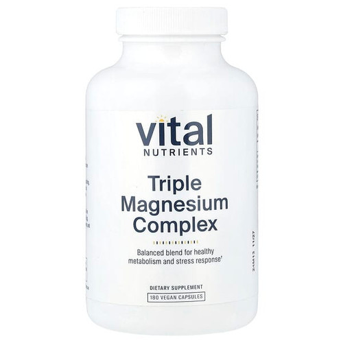 <img alt="Vital Nutrients, Triple Magnesium Complex, 180 Vegan Capsules (250 mg per Capsule)" title="Vital Nutrients, Triple Magnesium Complex, 180 Vegan Capsules (250 mg per Capsule),693465309216"