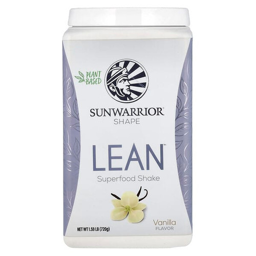 <img alt="Sunwarrior, Lean Superfood Shake, Vanilla, 1.59 lb (720 g)" title="Sunwarrior, Lean Superfood Shake, Vanilla, 1.59 lb (720 g),814784028637"