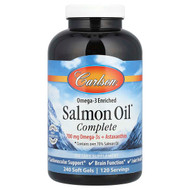 <img alt="Carlson, Omega-3 Enriched Salmon Oil Complete, 240 Soft Gels" title="Carlson, Omega-3 Enriched Salmon Oil Complete, 240 Soft Gels,088395183201"