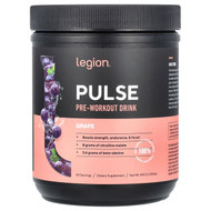 <img alt="Legion Athletics, Pulse, Pre-Workout Drink, Grape, 1.08 lbs (492 g)" title="Legion Athletics, Pulse, Pre-Workout Drink, Grape, 1.08 lbs (492 g),748252613509"