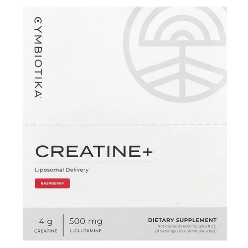 <img alt="Cymbiotika, Creatine+, Raspberry, 20 Pouches, 30 ml Each" title="Cymbiotika, Creatine+, Raspberry, 20 Pouches, 30 ml Each,850033146363"