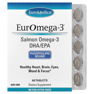 <img alt="EuroMedica, EurOmega-3, 60 Tablets" title="EuroMedica, EurOmega-3, 60 Tablets,367703699963"