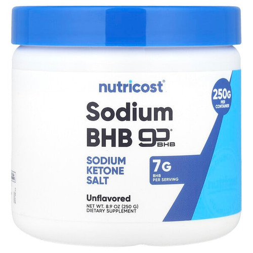 <img alt="Nutricost, Sodium BHB, goBHB,  Unflavored, 8.9 oz (250 g)" title="Nutricost, Sodium BHB, goBHB,  Unflavored, 8.9 oz (250 g),810014679020"