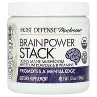 <img alt="Host Defense, Mushrooms, Brain Power Stack, 3.5 oz (100 g)" title="Host Defense, Mushrooms, Brain Power Stack, 3.5 oz (100 g),633422397771"