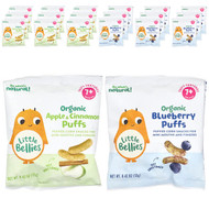 <img alt="Little Bellies, Organic Puffs Variety Pack, 7+ Months, 18 Packs, 0.42 oz (12 g) Each" title="Little Bellies, Organic Puffs Variety Pack, 7+ Months, 18 Packs, 0.42 oz (12 g) Each,810024402342"