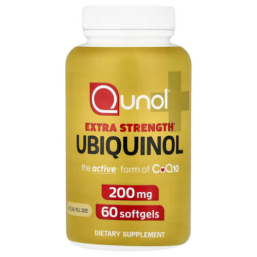 <img alt="Qunol, Ubiquinol, 200 mg, 60 Softgels" title="Qunol, Ubiquinol, 200 mg, 60 Softgels,898440001790"