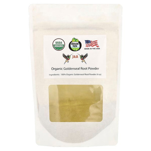 <img alt="J&R Port Trading, Organic Goldenseal Root Powder, 4 oz" title="J&R Port Trading, Organic Goldenseal Root Powder, 4 oz,860011098515"