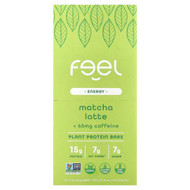 <img alt="The Feel Bar, Energy, Plant Protein Bars, Matcha Latte + Caffeine, 10 Bars, 2 oz (57 g) Each" title="The Feel Bar, Energy, Plant Protein Bars, Matcha Latte + Caffeine, 10 Bars, 2 oz (57 g) Each,860006919764"