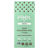 <img alt="The Feel Bar, Immune, Plant Protein Bars, Mint Chocolate Chip + Chaga, 10 Bars, 2 oz (57 g) Each" title="The Feel Bar, Immune, Plant Protein Bars, Mint Chocolate Chip + Chaga, 10 Bars, 2 oz (57 g) Each,197644440580"