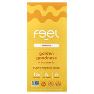 <img alt="The Feel Bar, Immune, Plant Protein Bars, Golden Goodness + Turmeric, 10 Bars, 2 oz (57 g) Each" title="The Feel Bar, Immune, Plant Protein Bars, Golden Goodness + Turmeric, 10 Bars, 2 oz (57 g) Each,860006919757"