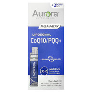 <img alt="Aurora Nutrascience, Liposomal CoQ10-PQQ+, 32 Packets, 0.68 fl oz (20 ml) Each" title="Aurora Nutrascience, Liposomal CoQ10-PQQ+, 32 Packets, 0.68 fl oz (20 ml) Each,990313200276"