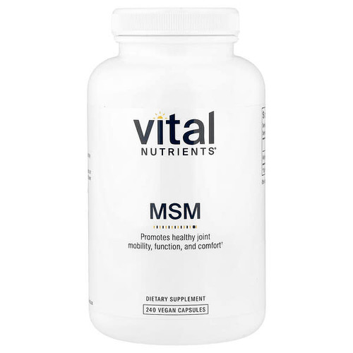 <img alt="Vital Nutrients, MSM, 240 Vegan Capsules (1,000 mg per Capsule)" title="Vital Nutrients, MSM, 240 Vegan Capsules (1,000 mg per Capsule),693465429112"
