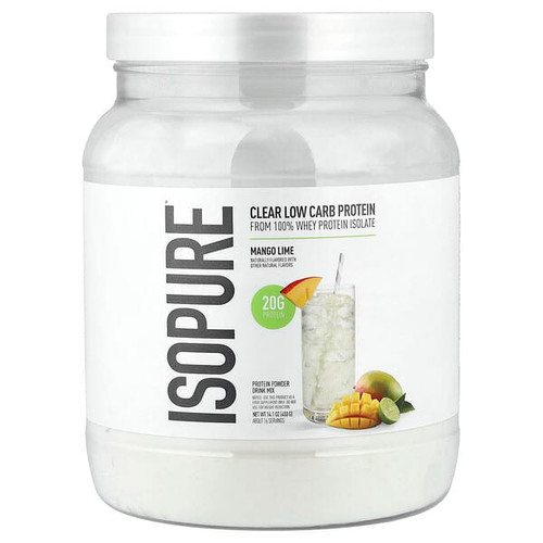 <img alt="Isopure, Clear Low Carb Protein Powder, Mango Lime, 14.1 oz (400 g)" title="Isopure, Clear Low Carb Protein Powder, Mango Lime, 14.1 oz (400 g),089094025113"