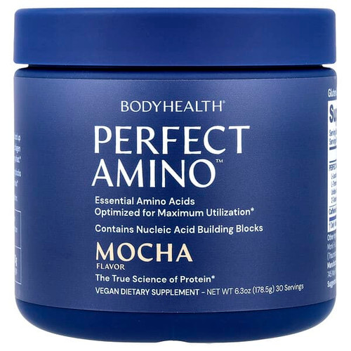 <img alt="BodyHealth, Perfect Amino, Mocha, 6.3 oz (178.5 g)" title="BodyHealth, Perfect Amino, Mocha, 6.3 oz (178.5 g),850055756533"