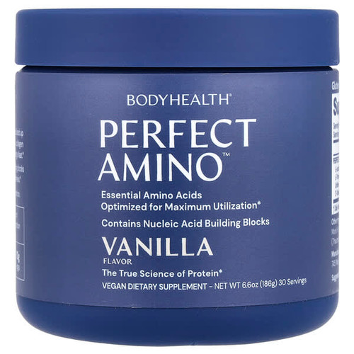 <img alt="BodyHealth, Perfect Amino, Vanilla, 6.6 oz (186 g)" title="BodyHealth, Perfect Amino, Vanilla, 6.6 oz (186 g),850041072876"