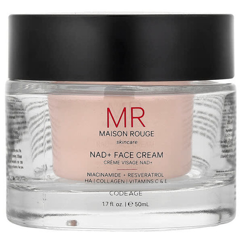 <img alt="Codeage, Maison Rouge, NAD+ Face Cream, 1.7 fl oz (50 ml)" title="Codeage, Maison Rouge, NAD+ Face Cream, 1.7 fl oz (50 ml),850068815180"