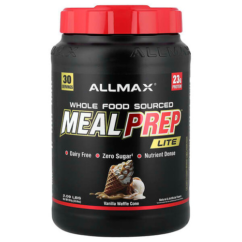 <img alt="ALLMAX, Meal Prep Lite, Vanilla Waffle Cone, 2.09 lbs (951 g)" title="ALLMAX, Meal Prep Lite, Vanilla Waffle Cone, 2.09 lbs (951 g),665553229720"