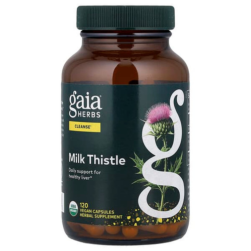 <img alt="Gaia Herbs, Milk Thistle, 120 Vegan Capsules" title="Gaia Herbs, Milk Thistle, 120 Vegan Capsules,751063145800"