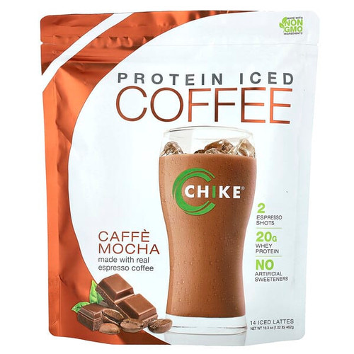 <img alt="Chike Nutrition, Protein Iced Coffee, Caffe Mocha, 16.3 oz (462 g)" title="Chike Nutrition, Protein Iced Coffee, Caffe Mocha, 16.3 oz (462 g),850031683198"