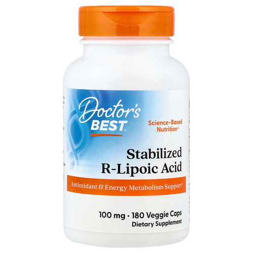 <img alt="Doctors Best, Stabilized R-Lipoic Acid , 100 mg, 180 Veggie Caps" title="Doctors Best, Stabilized R-Lipoic Acid , 100 mg, 180 Veggie Caps,753950002296"
