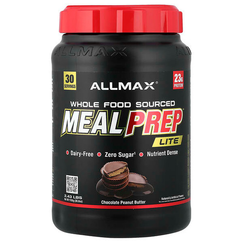 <img alt="ALLMAX, Meal Prep Lite, Chocolate Peanut Butter, 2.43 lbs (38.8 oz)" title="ALLMAX, Meal Prep Lite, Chocolate Peanut Butter, 2.43 lbs (38.8 oz),665553229713"