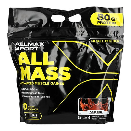 <img alt="ALLMAX, Sport, ALLMASS, Advanced Muscle Gainer, Chocolate, 5 lbs (2.27 kg)" title="ALLMAX, Sport, ALLMASS, Advanced Muscle Gainer, Chocolate, 5 lbs (2.27 kg),665553229263"