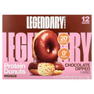 <img alt="Legendary Foods, Protein Donuts, Chocolate Dipped, 12 Packs, 2.2 oz (61 g) Each" title="Legendary Foods, Protein Donuts, Chocolate Dipped, 12 Packs, 2.2 oz (61 g) Each,810035972735"