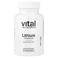 <img alt="Vital Nutrients, Lithium , 20 mg , 90 Vegan Capsules" title="Vital Nutrients, Lithium , 20 mg , 90 Vegan Capsules,693465314111"